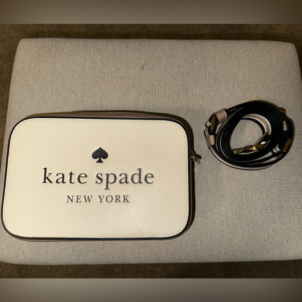 Kate Spade Oh Snap Colorblock Mini Camera Bag Toasted Hazelnut Multi